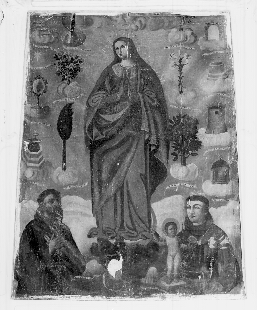 Madonna Immacolata e Santi (dipinto) - ambito calabrese (sec. XVII)