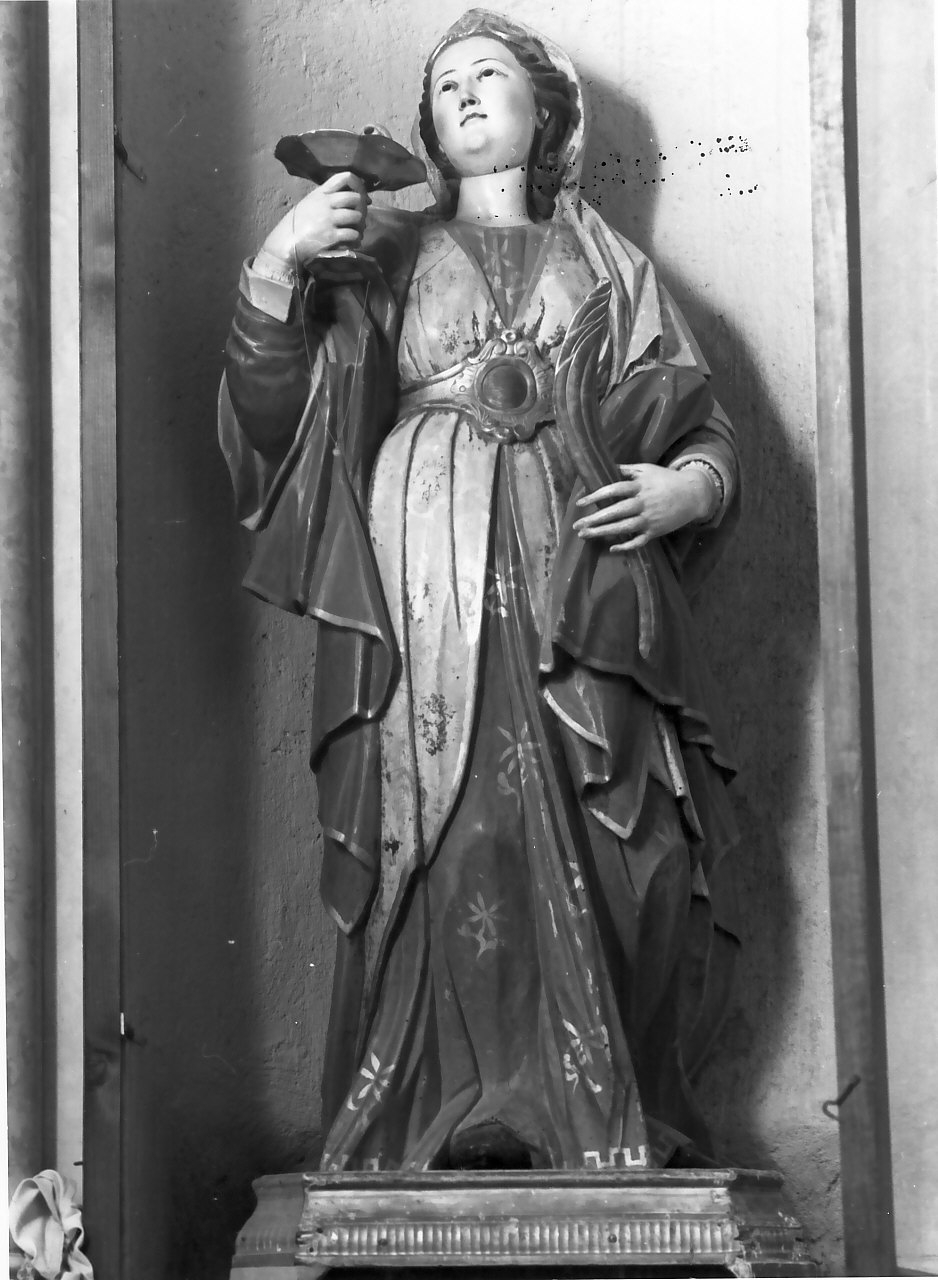 Santa Lucia (scultura) - bottega calabrese (fine sec. XIX)