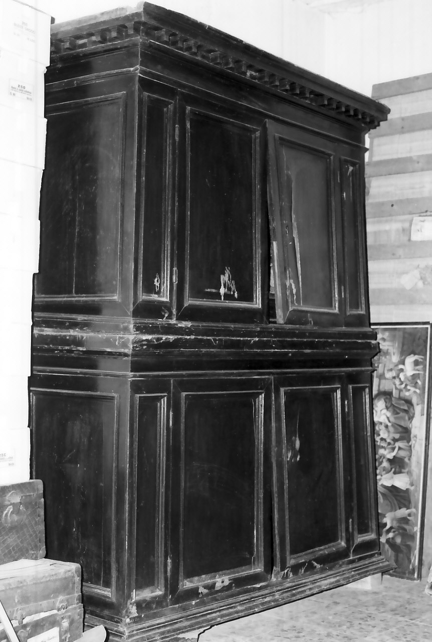 armadio - bottega calabrese (fine/inizio secc. XVII/ XVIII)
