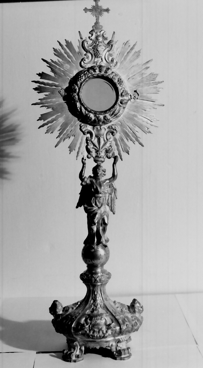 ostensorio - a raggiera - bottega napoletana (seconda metà sec. XVIII)