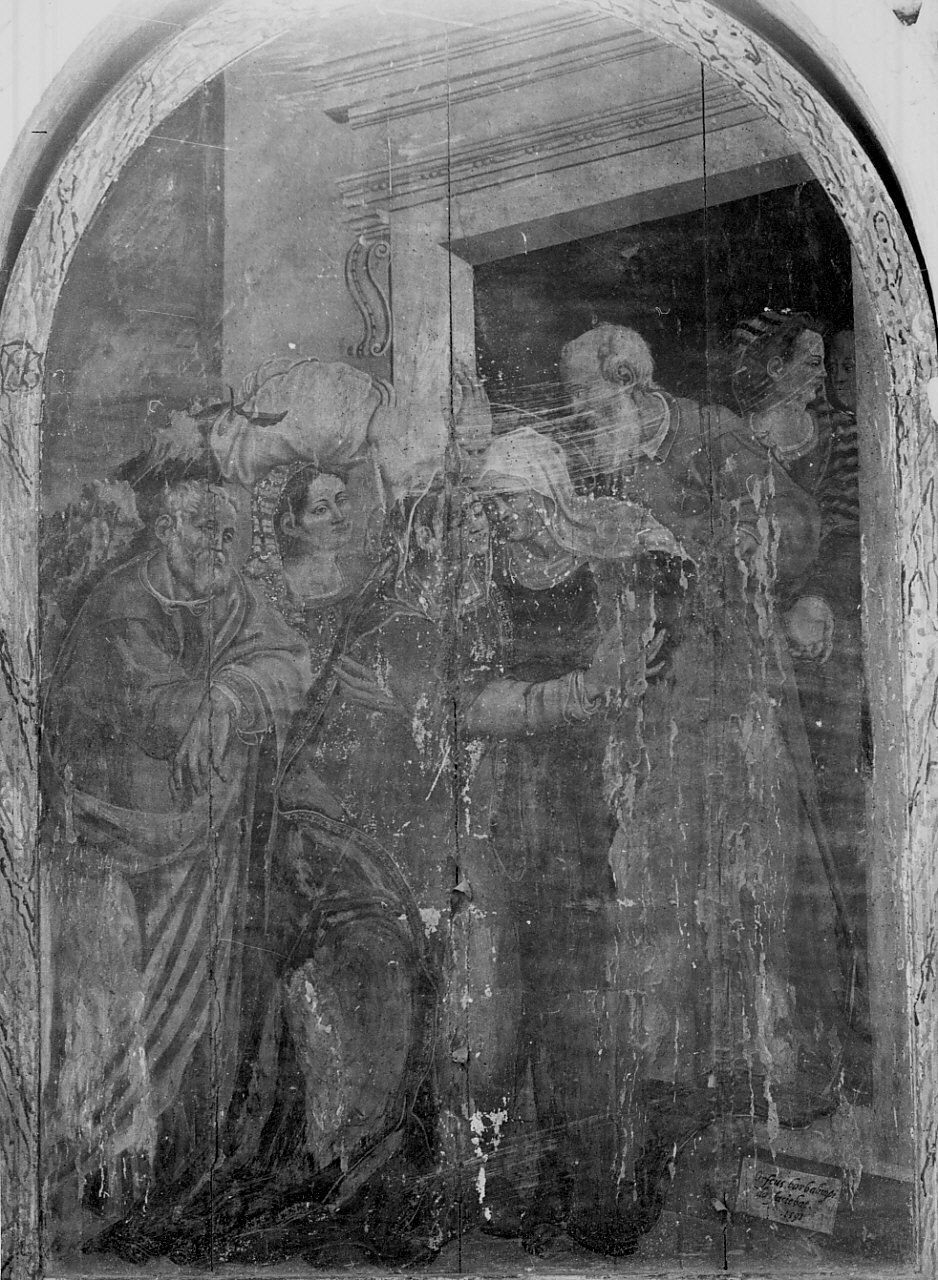 visitazione (dipinto) di Barbalimpida Orfeo (sec. XVI)