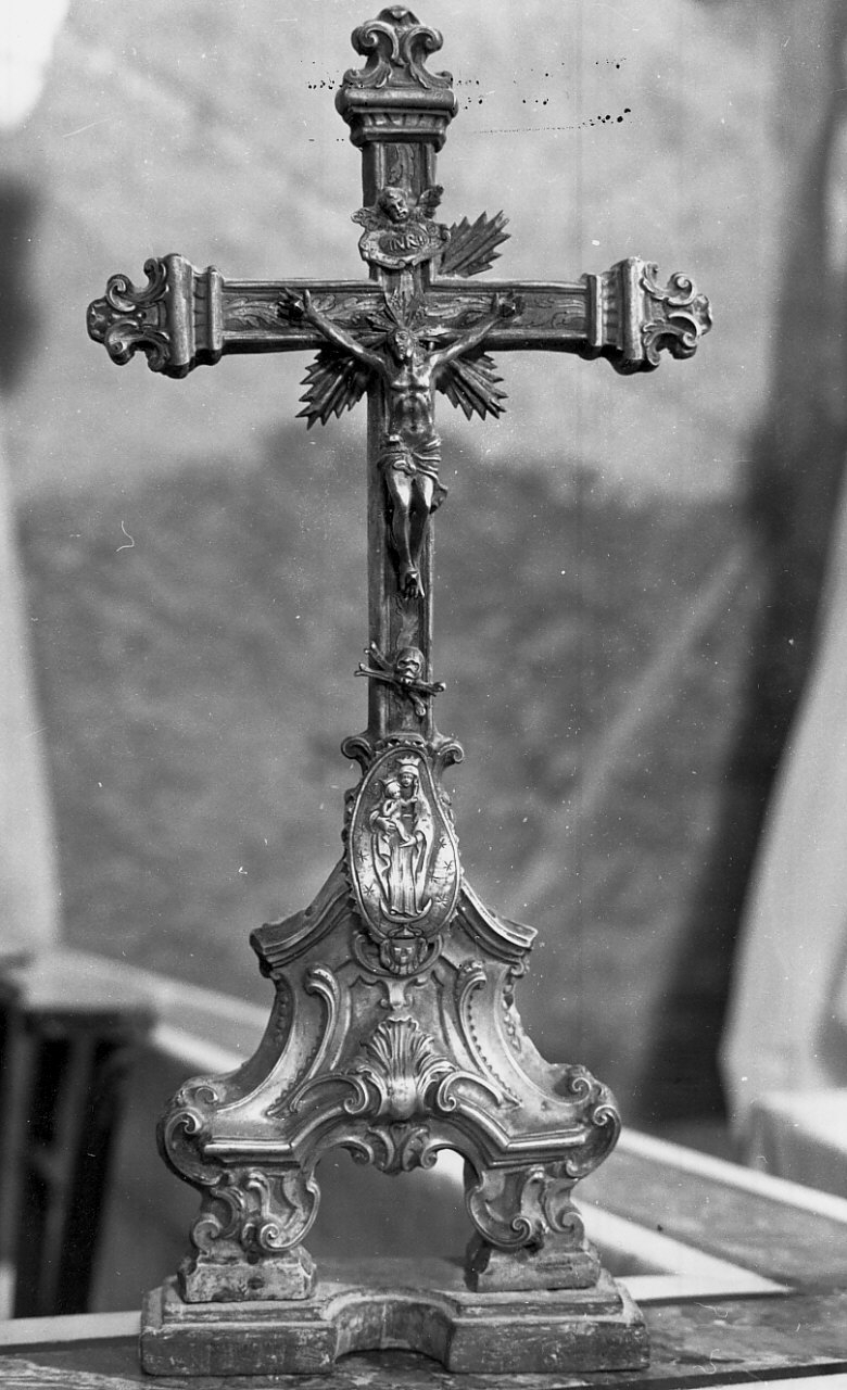 croce d'altare - bottega napoletana (sec. XVIII)
