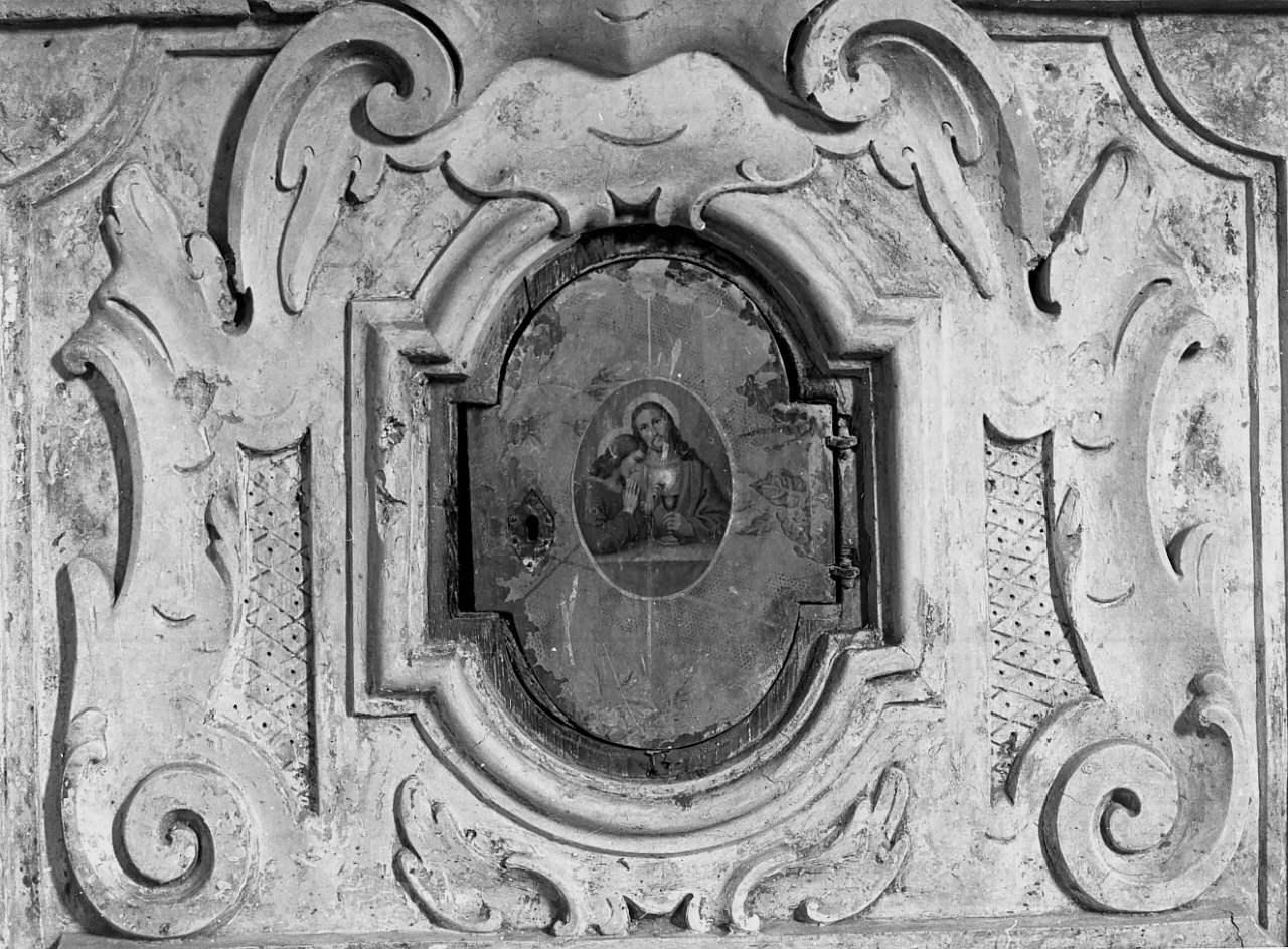 sportello di tabernacolo - bottega calabrese (sec. XIX)