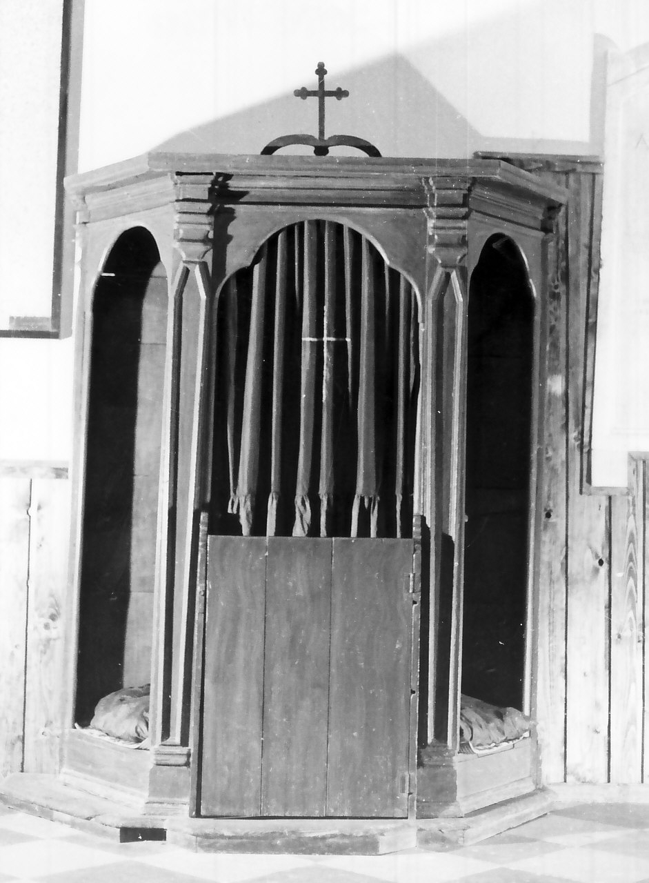 confessionale, opera isolata - bottega Italia meridionale (sec. XIX)