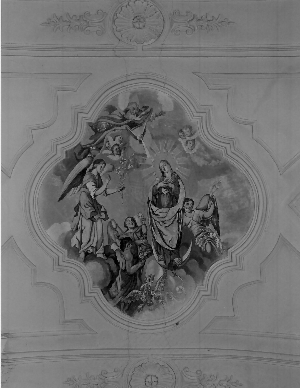 Immacolata Concezione (dipinto, opera isolata) - ambito Italia meridionale (seconda metà sec. XIX)