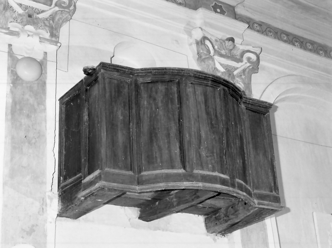 pulpito, opera isolata - bottega calabrese (sec. XIX)