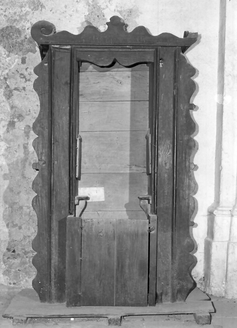 confessionale, opera isolata - bottega calabrese (sec. XIX)