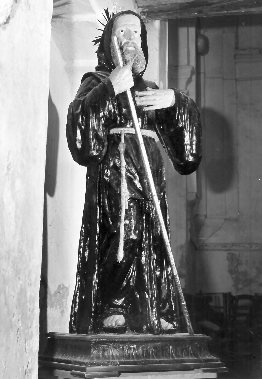 San Francesco di Paola (statua, opera isolata) - bottega calabrese (sec. XIX)