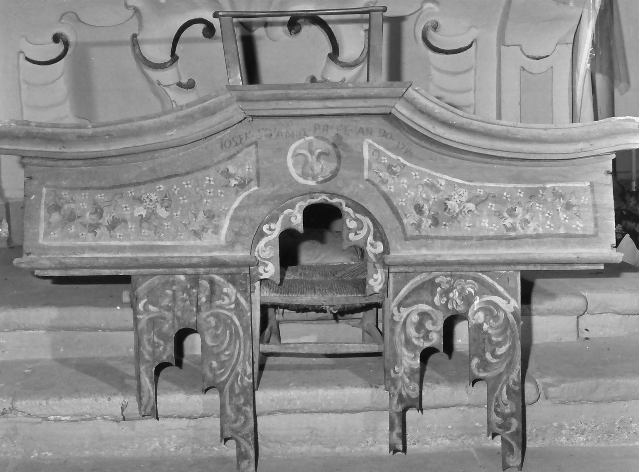 cimasa, frammento di Stamile Giuseppe (sec. XVIII)