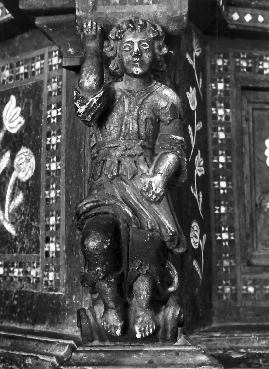 cariatide, opera isolata - bottega Italia meridionale (sec. XVIII)