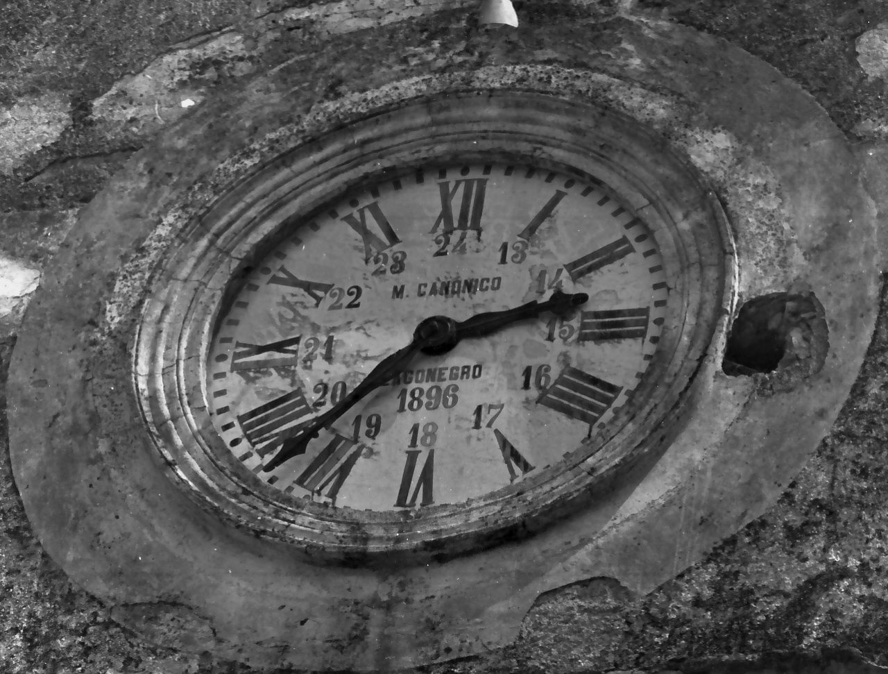 orologio, opera isolata di Canonico Michelangelo premiata fabbrica d'orologi (sec. XIX)