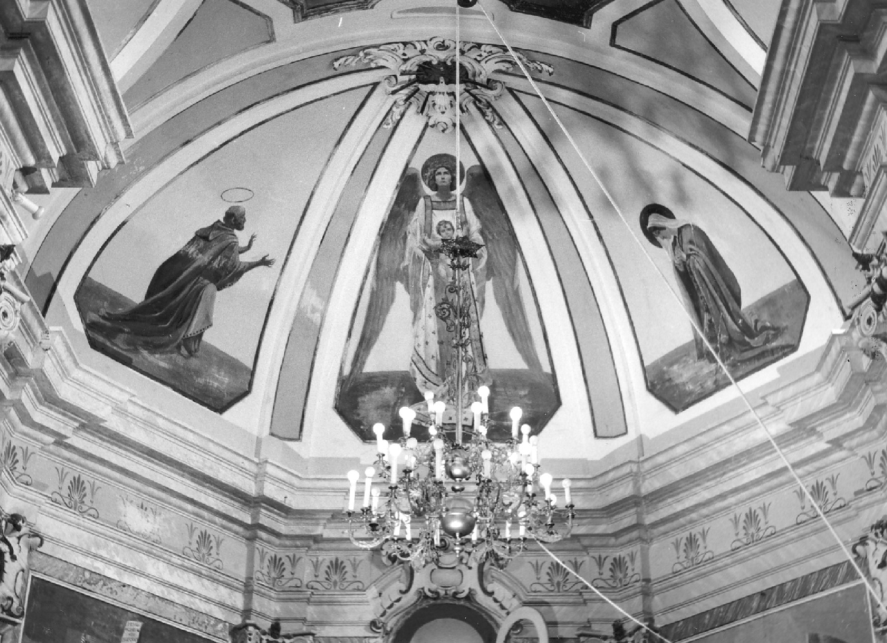 Sacra Famiglia (decorazione pittorica) di Pinna Giorgio (sec. XX)