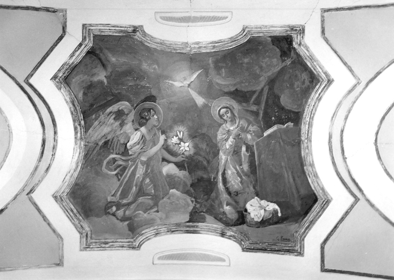 Annunciazione (dipinto) di Pinna Giorgio (sec. XX)