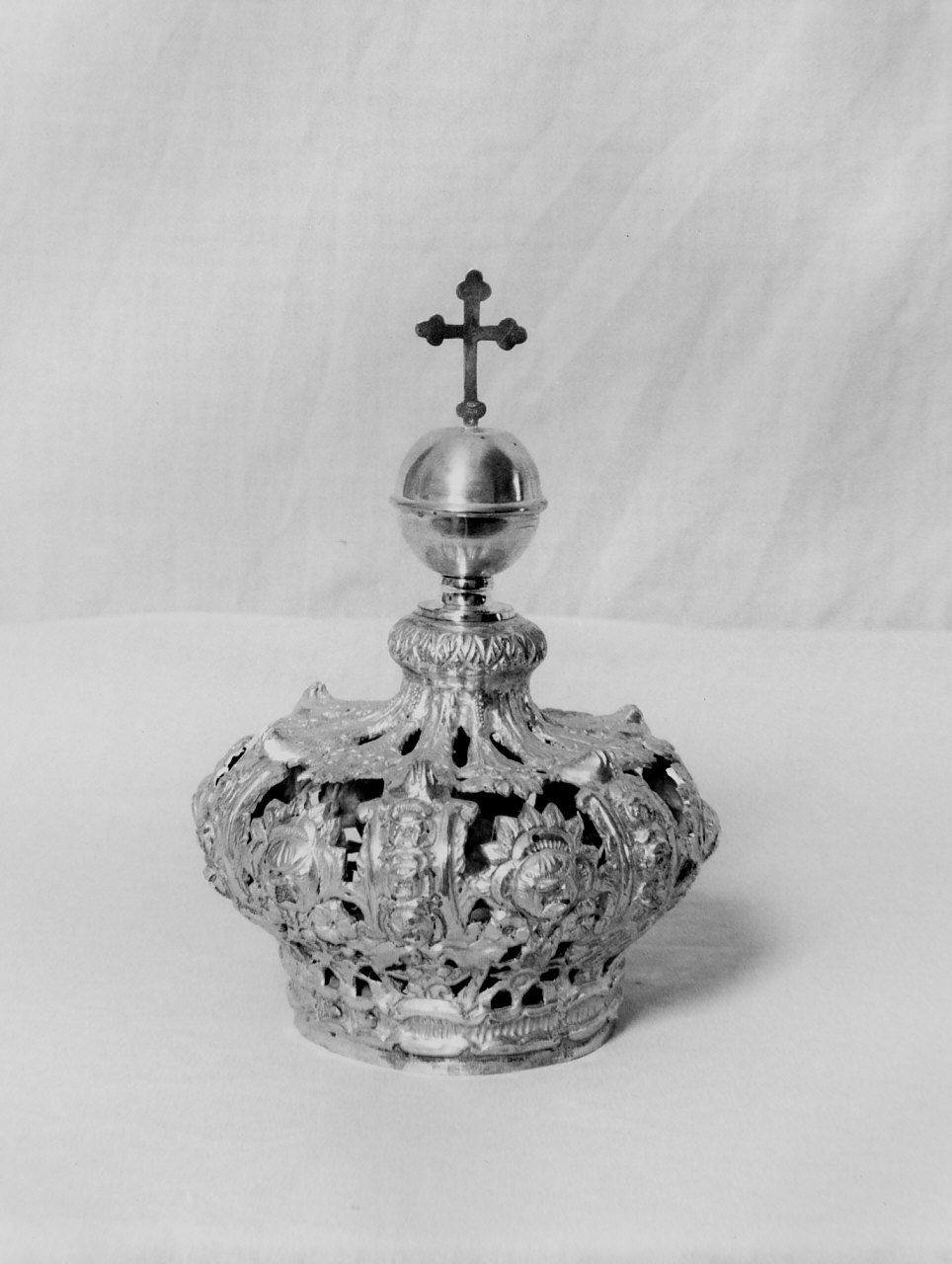 corona da statua, opera isolata - bottega Italia meridionale (sec. XIX)