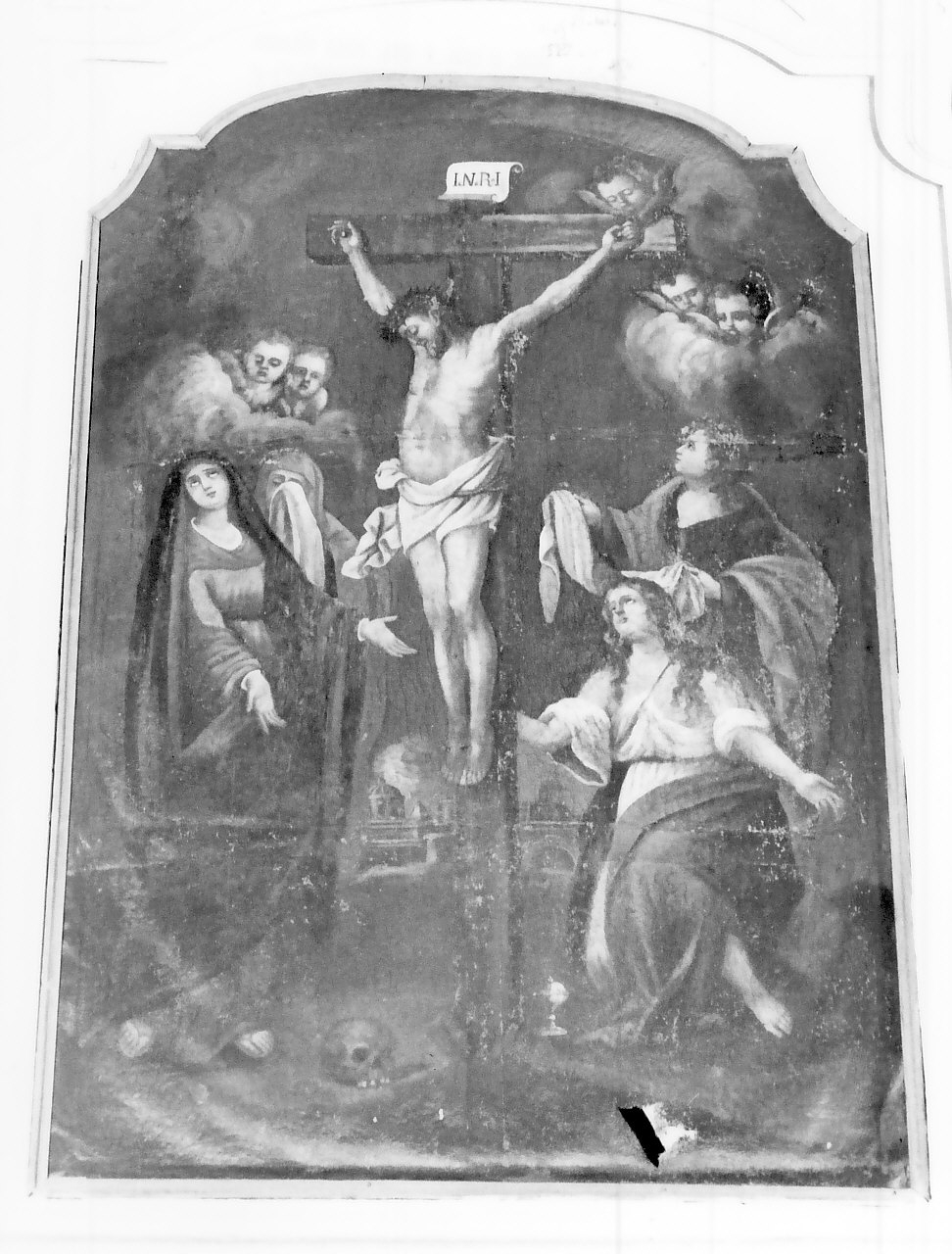 crocifissione di Cristo (dipinto) - ambito calabrese (sec. XVIII)