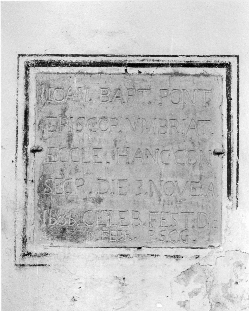 lapide - bottega calabrese (sec. XVII)