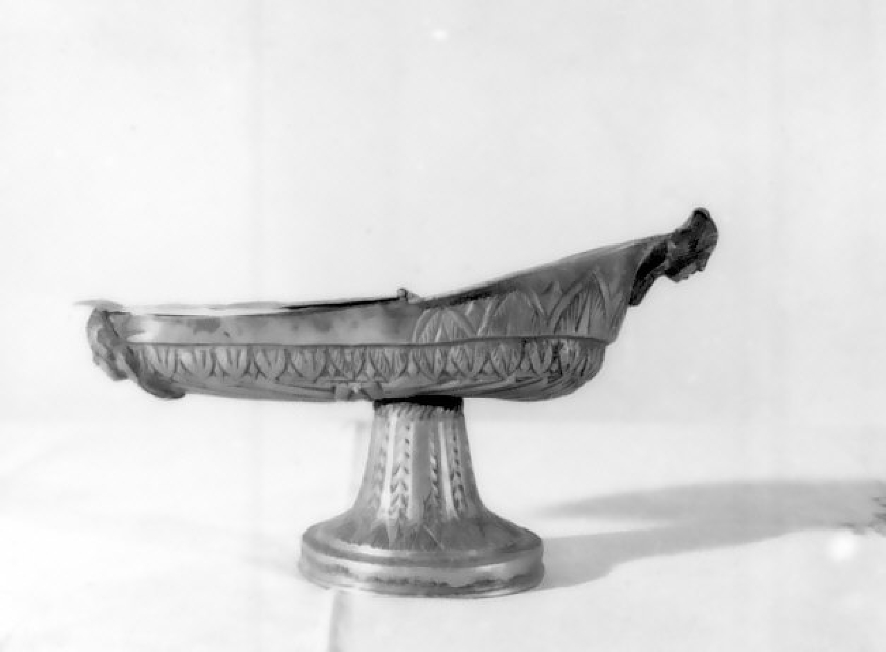 navicella portaincenso - bottega napoletana (sec. XIX)