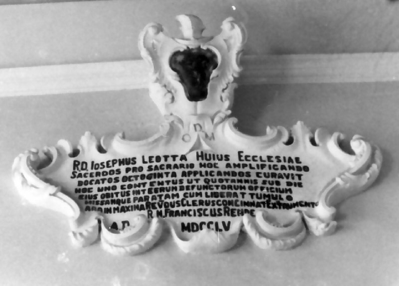 decorazione plastica - bottega calabrese (sec. XVIII)
