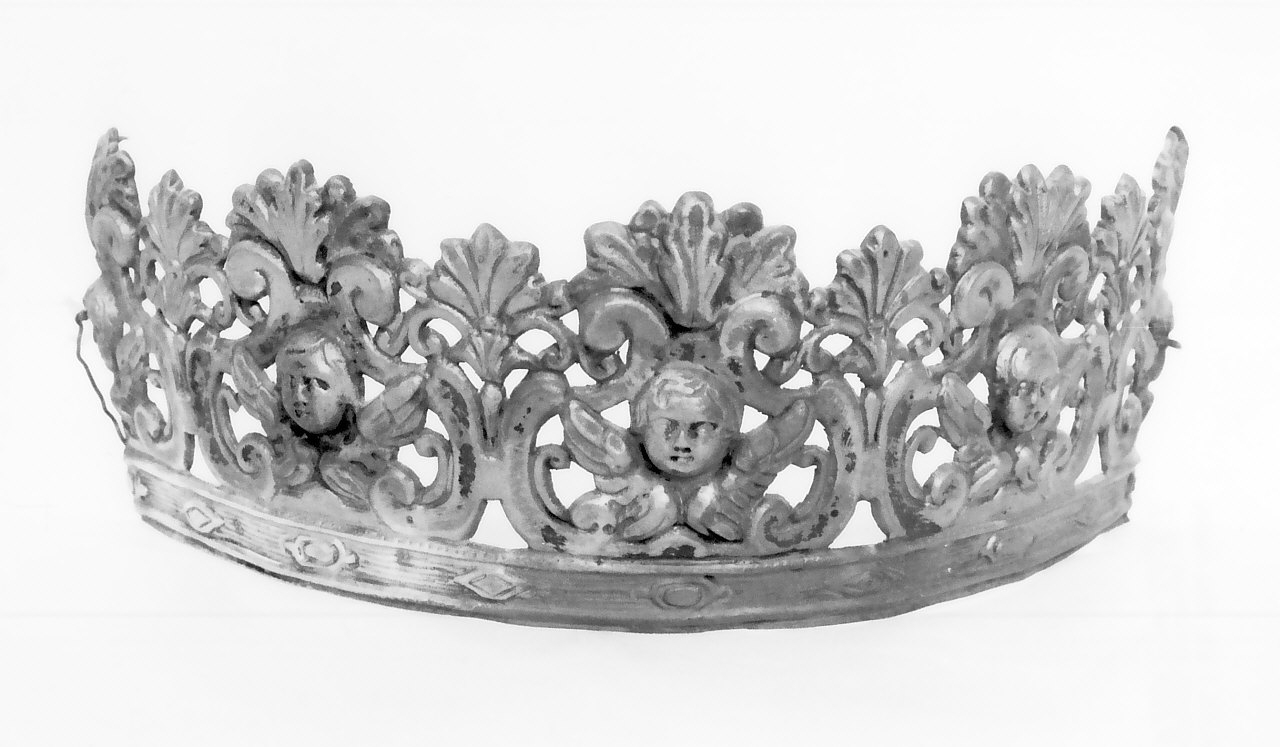 corona di immagine sacra - bottega napoletana (sec. XIX)