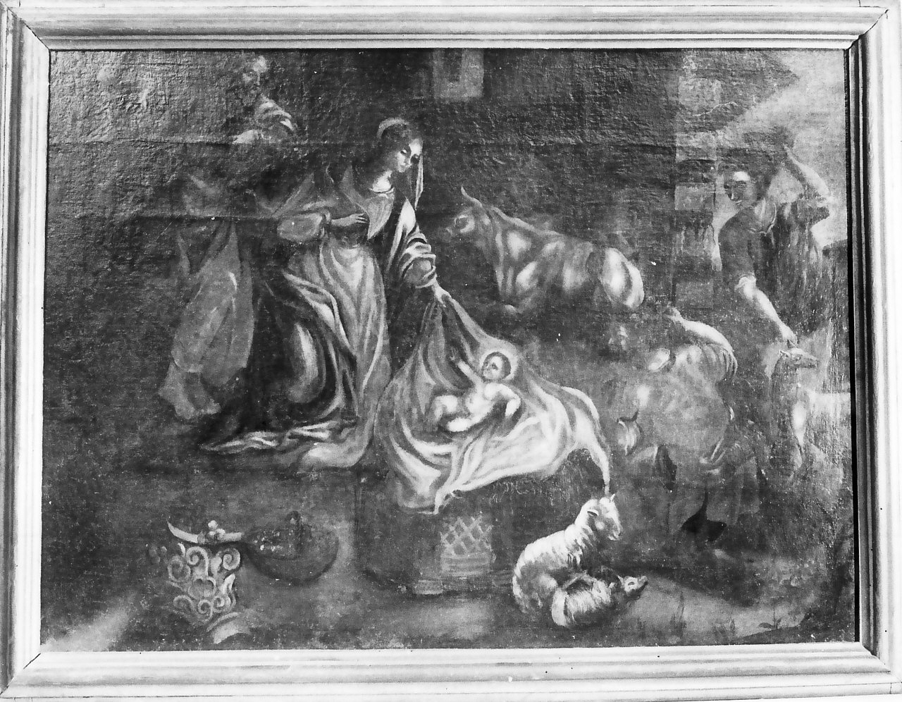 adorazione dei pastori (dipinto) - ambito calabrese (sec. XVIII)