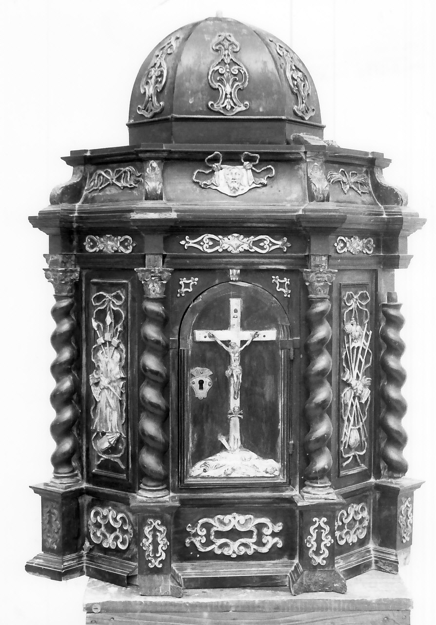 ciborio - bottega napoletana (fine/inizio secc. XVIII/ XIX)