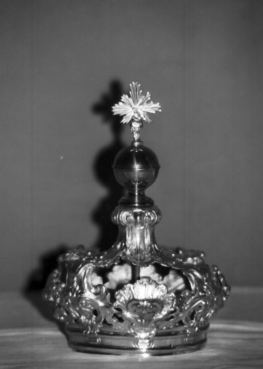 corona da statua, serie - bottega Italia meridionale (seconda metà sec. XVIII)