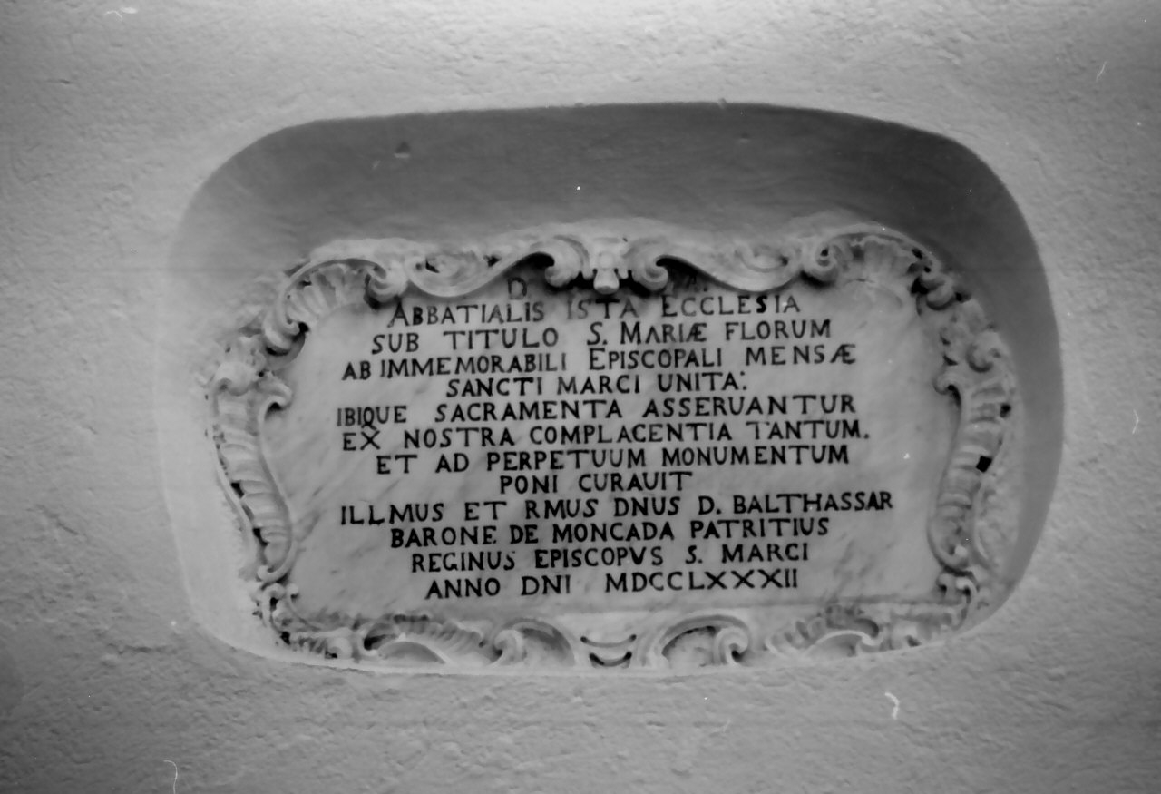 targa devozionale, opera isolata - bottega Italia meridionale (sec. XVIII)