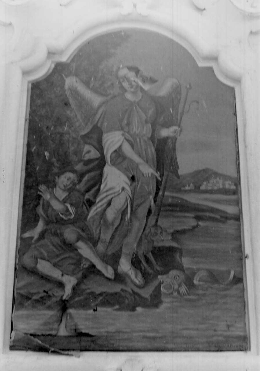 Tobia e San Raffaele arcangelo (dipinto) - ambito Italia meridionale (seconda metà sec. XIX)