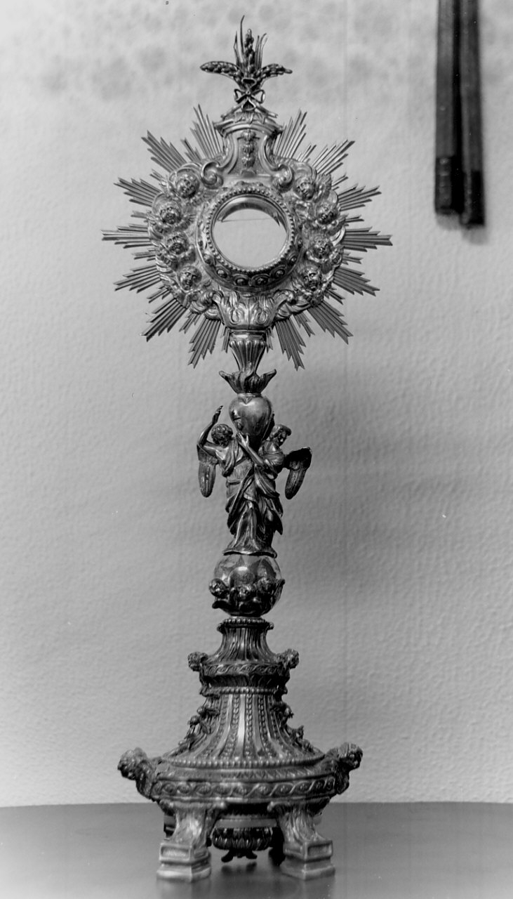 ostensorio - a raggiera di Pane Gaetano (primo quarto sec. XIX)