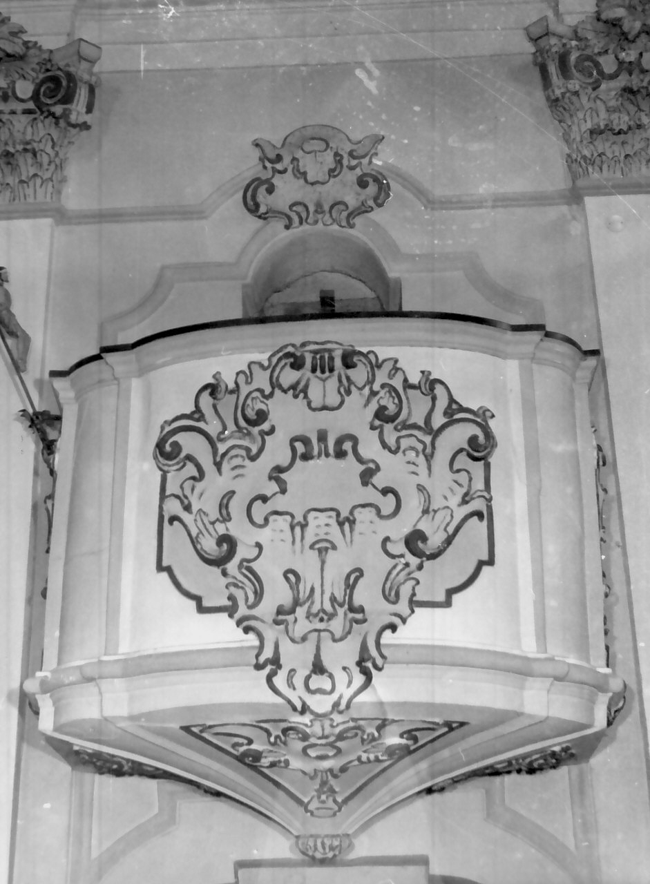 pulpito, opera isolata - bottega Italia meridionale (fine/inizio secc. XVIII/ XIX)