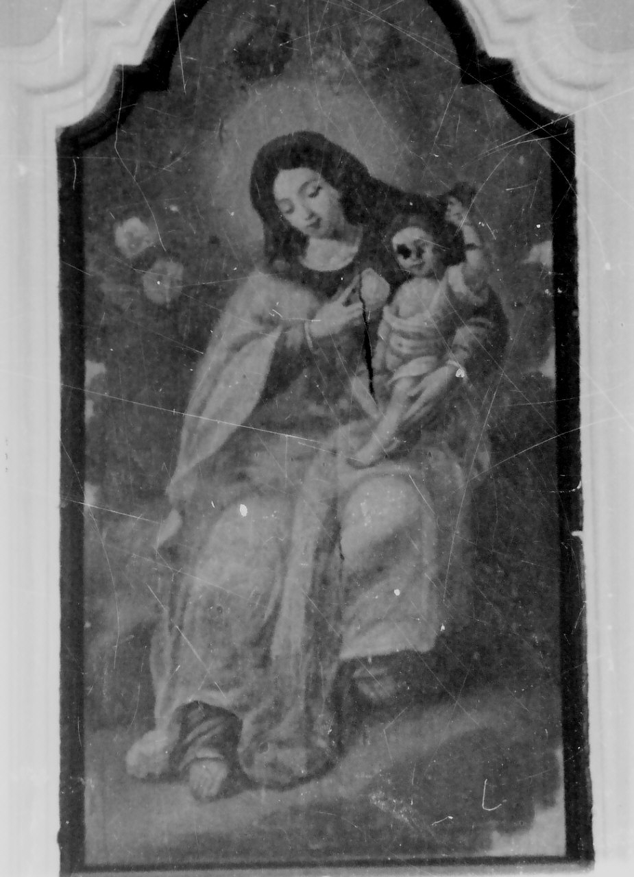 Madonna delle Grazie, Madonna del Latte (dipinto, opera isolata) - ambito calabrese (secc. XVIII/ XIX)