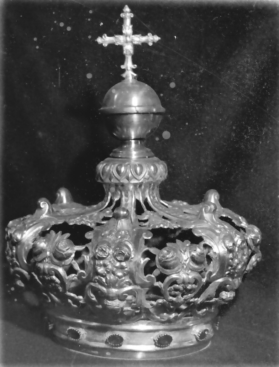 corona da statua, serie - bottega Italia meridionale (sec. XIX)