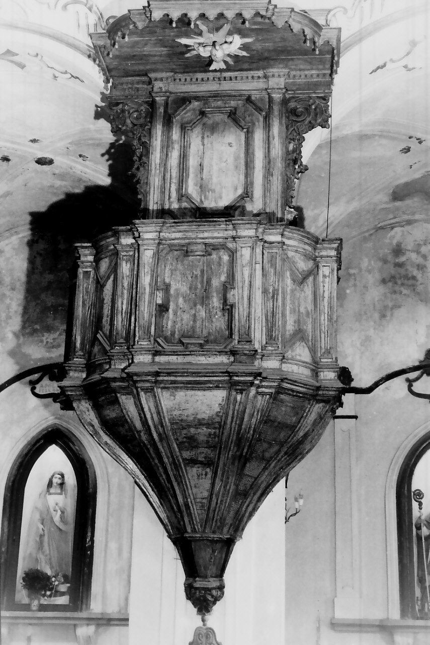 pulpito, opera isolata - bottega calabrese (fine sec. XVIII)