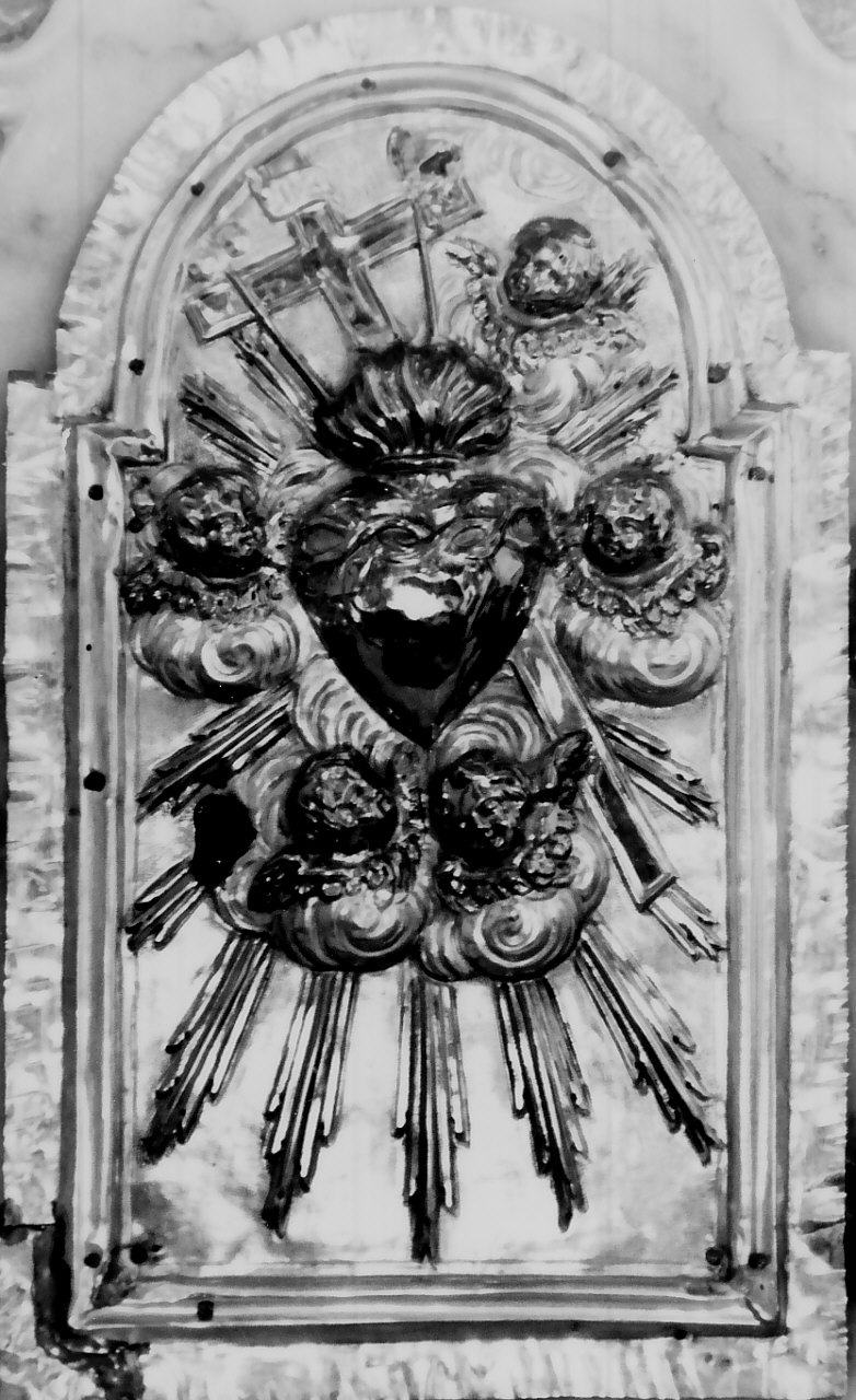 sportello di tabernacolo, opera isolata - bottega napoletana (sec. XVIII)