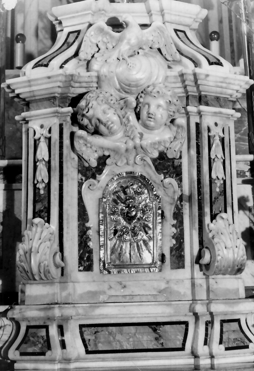 ciborio, opera isolata - bottega napoletana (sec. XVIII)
