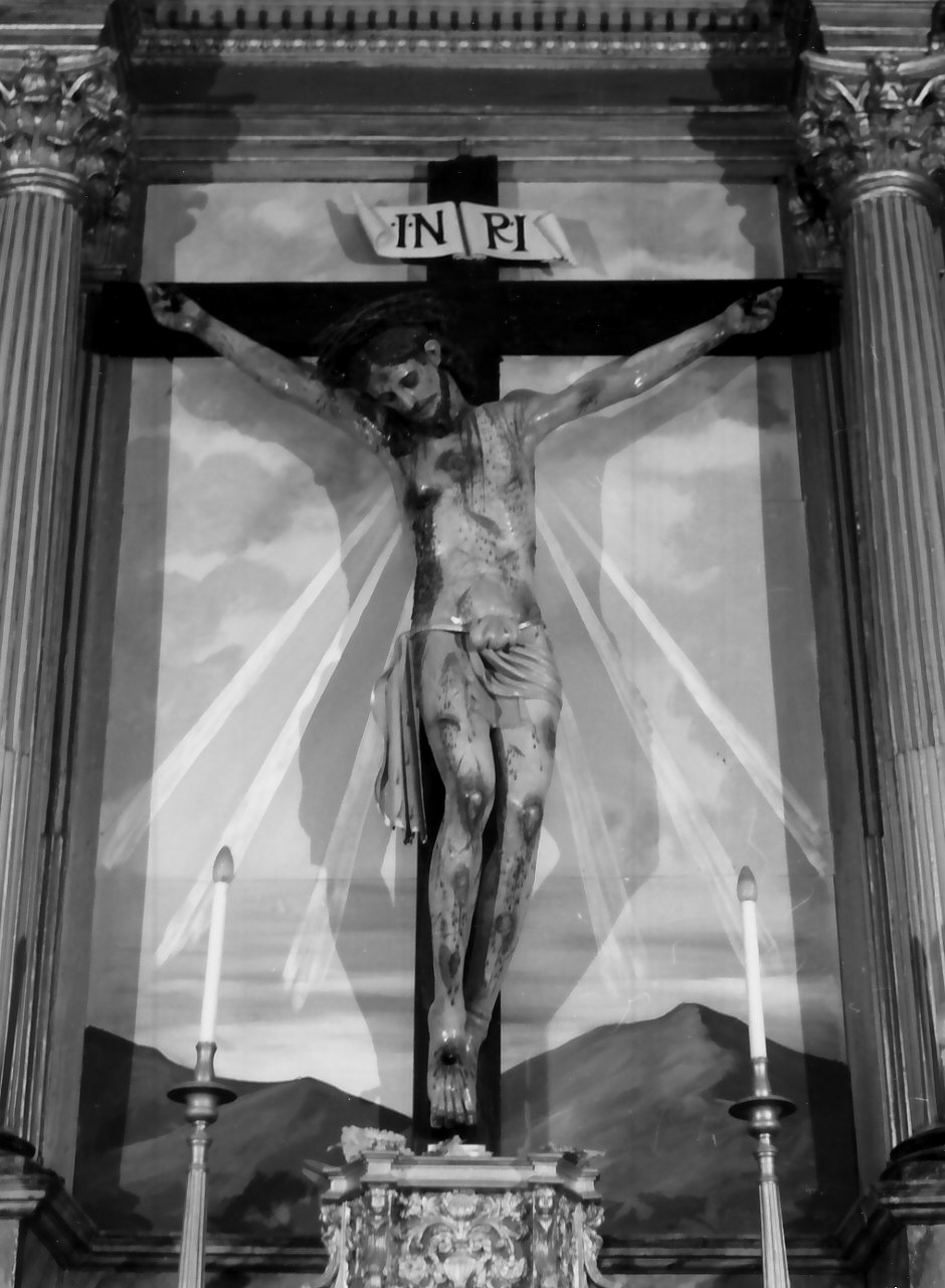 crocifisso, opera isolata - bottega Italia meridionale (prima metà sec. XIX)