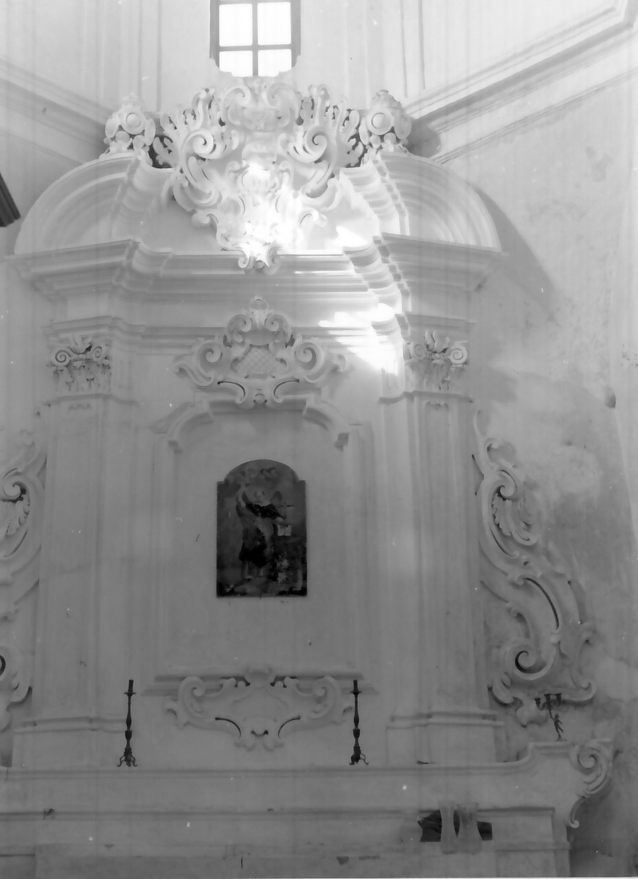 altare, opera isolata - bottega calabrese (sec. XVIII)