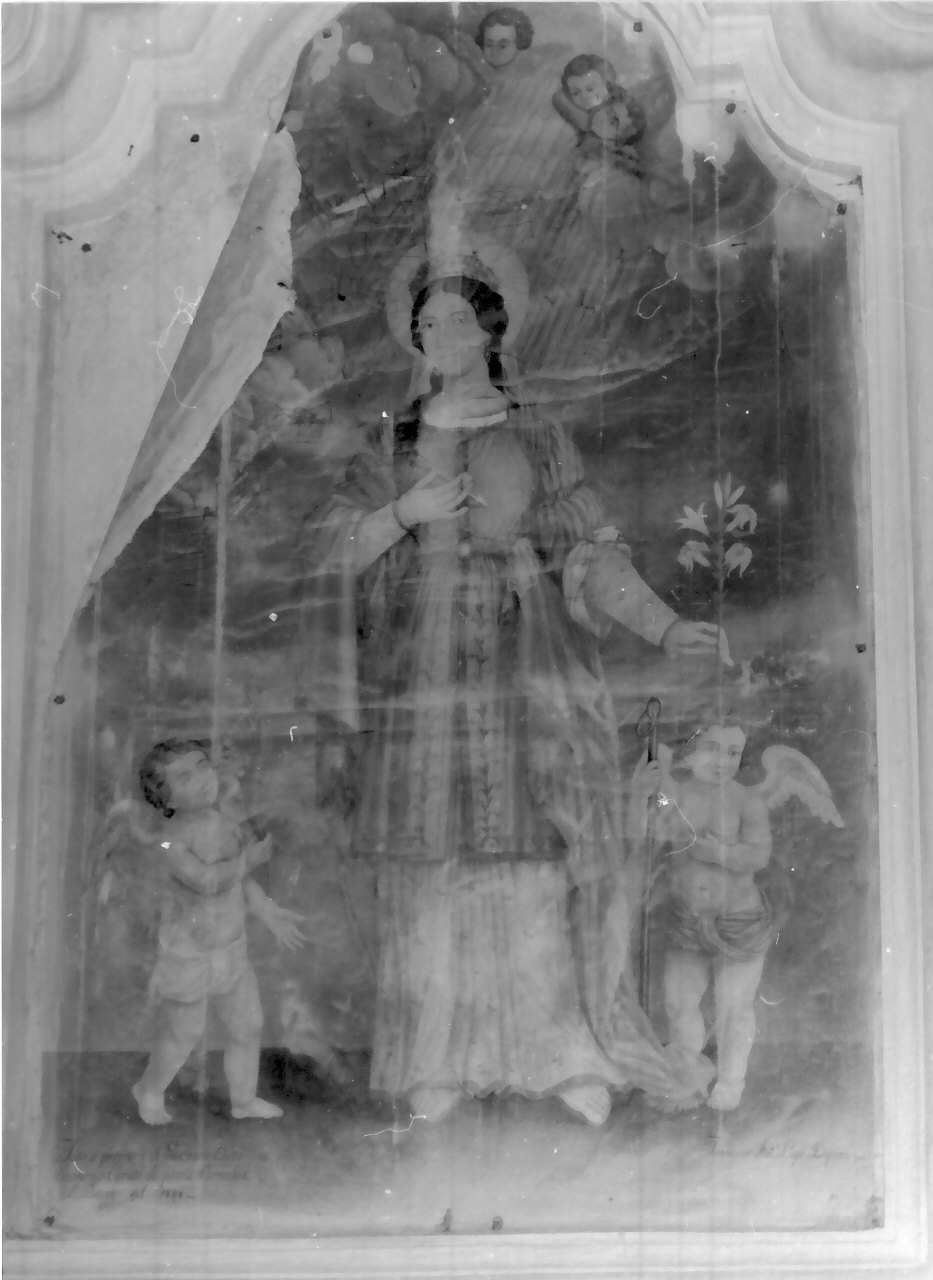 Santa Filomena (dipinto, opera isolata) di Lupi Francesco Antonio (sec. XIX)