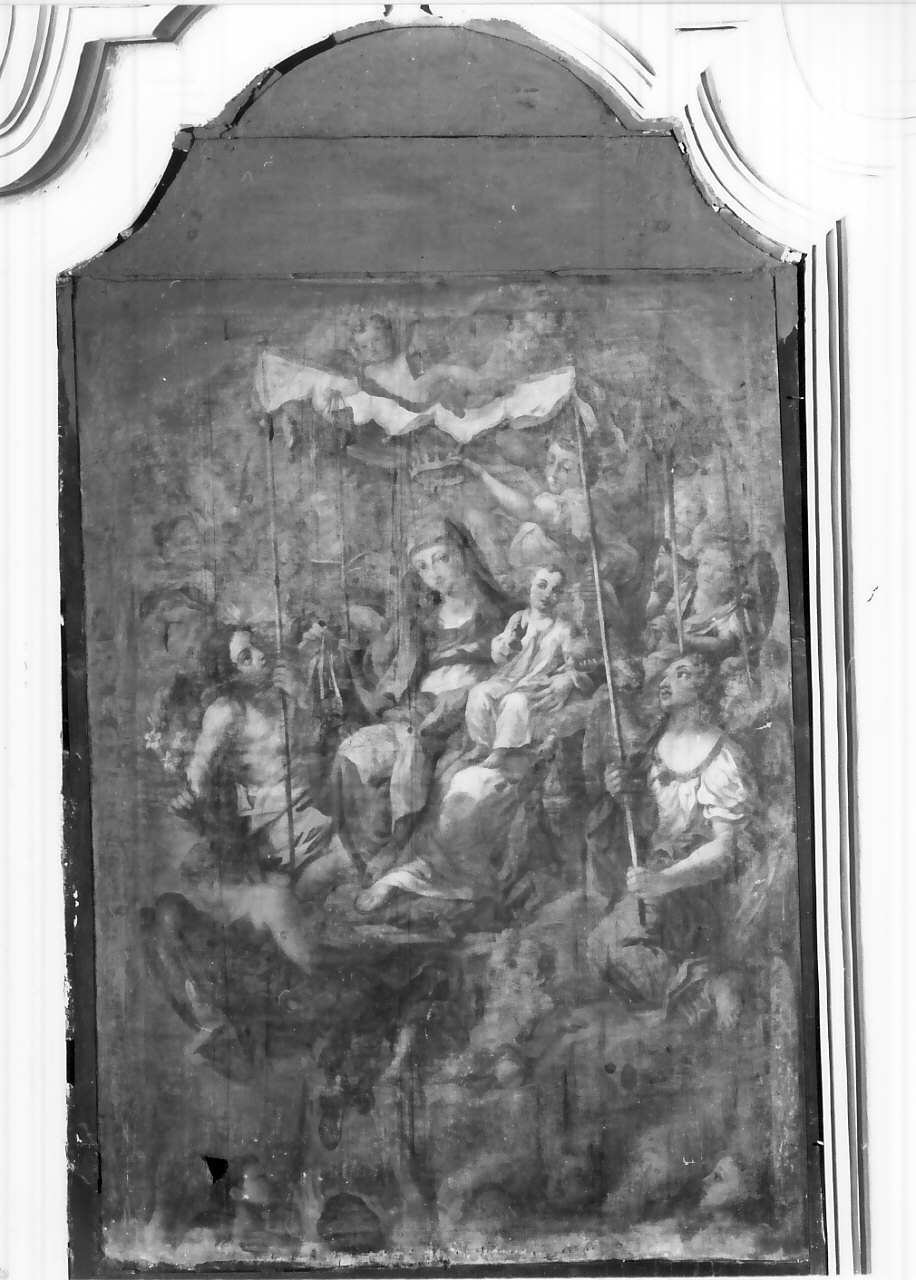 Madonna del Carmelo (dipinto, opera isolata) di Pascaletti Giuseppe (sec. XVIII)