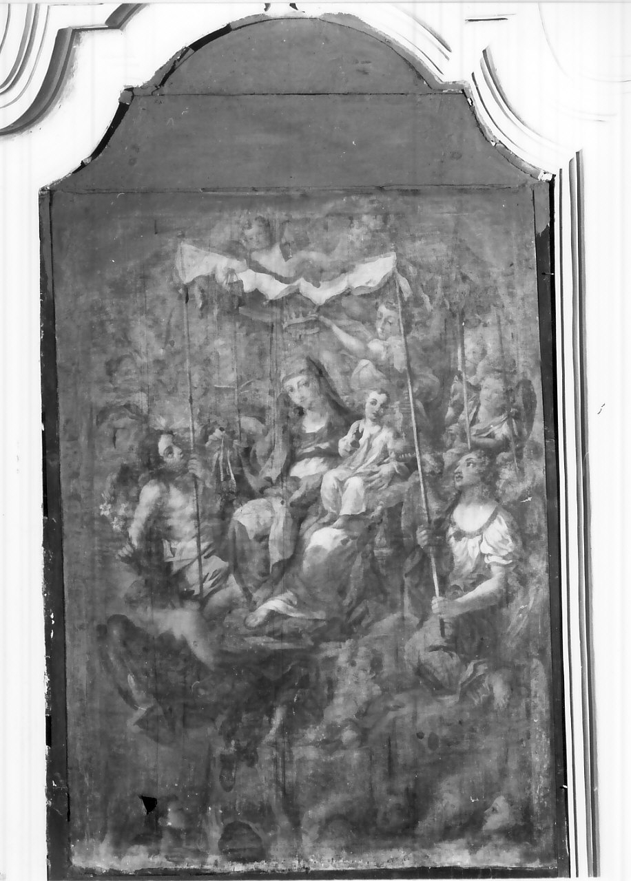 Madonna del Carmelo (dipinto, opera isolata) di Pascaletti Giuseppe (sec. XVIII)