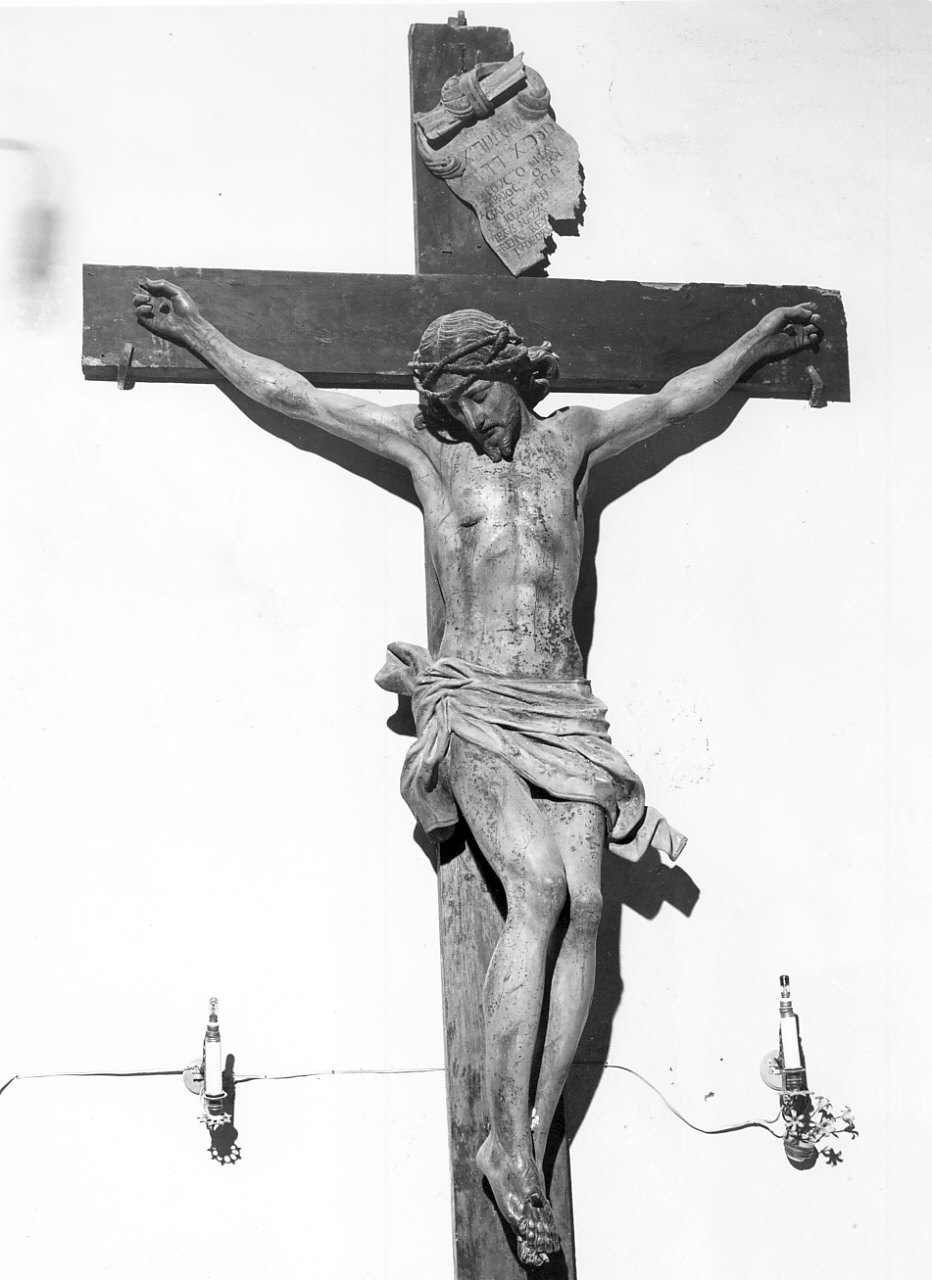 crocifisso, opera isolata - bottega Italia meridionale (sec. XVIII)