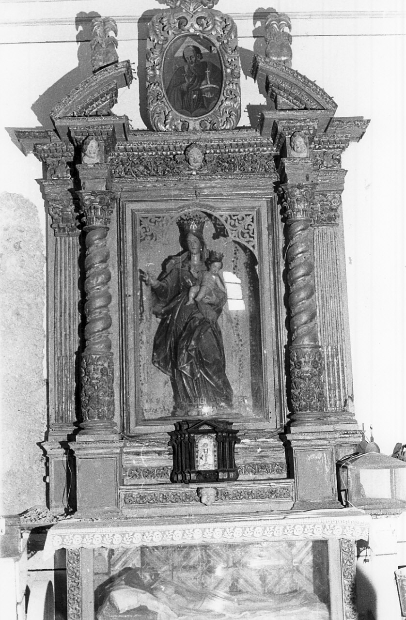 mostra d'altare - bottega Italia meridionale (seconda metà, inizio sec. XVII, sec. XVIII)