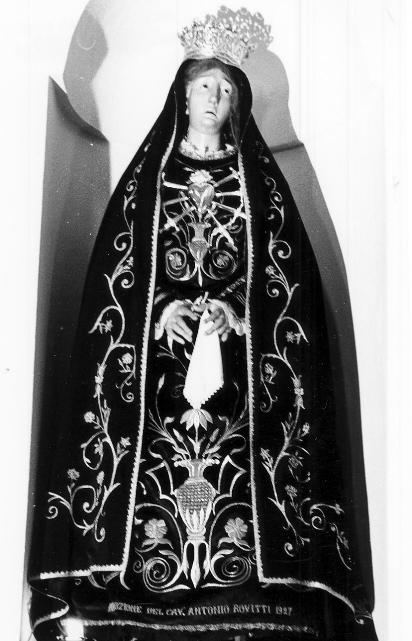 Madonna Addolorata (manichino) - bottega Italia meridionale (sec. XIX)