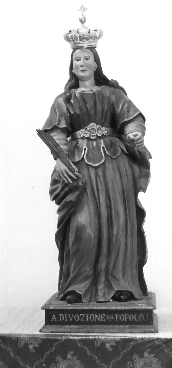 Santa Lucia (statua) - bottega calabrese (fine/inizio secc. XVII/ XVIII)