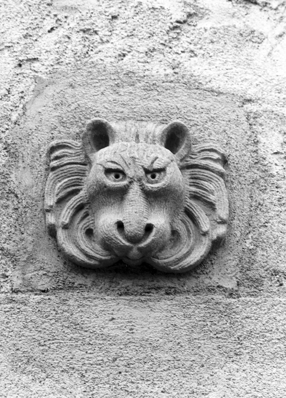 maschera, opera isolata - bottega calabrese (fine sec. XIX)