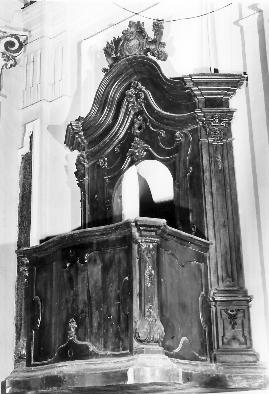 pulpito, opera isolata di Famiglia Lattari (attribuito) (sec. XVIII)