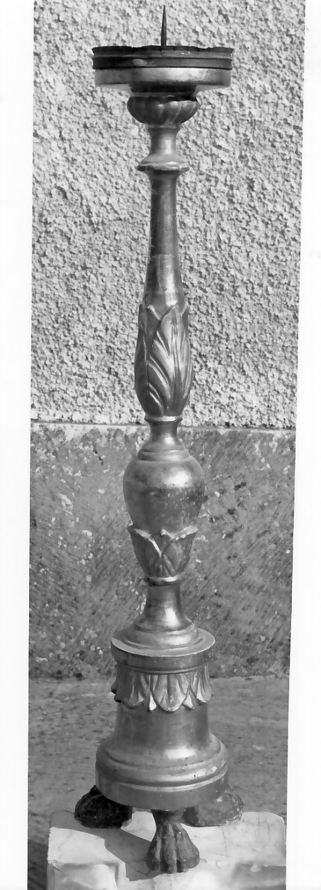 candeliere, opera isolata - bottega calabrese (sec. XIX)