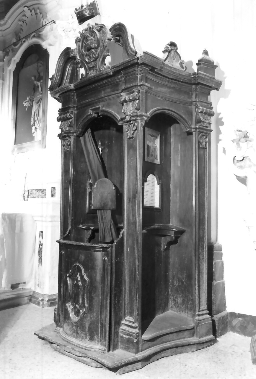 confessionale - bottega calabrese (sec. XVIII)