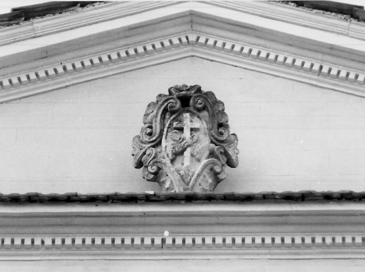 stemma (decorazione plastica) - bottega calabrese (sec. XVIII)