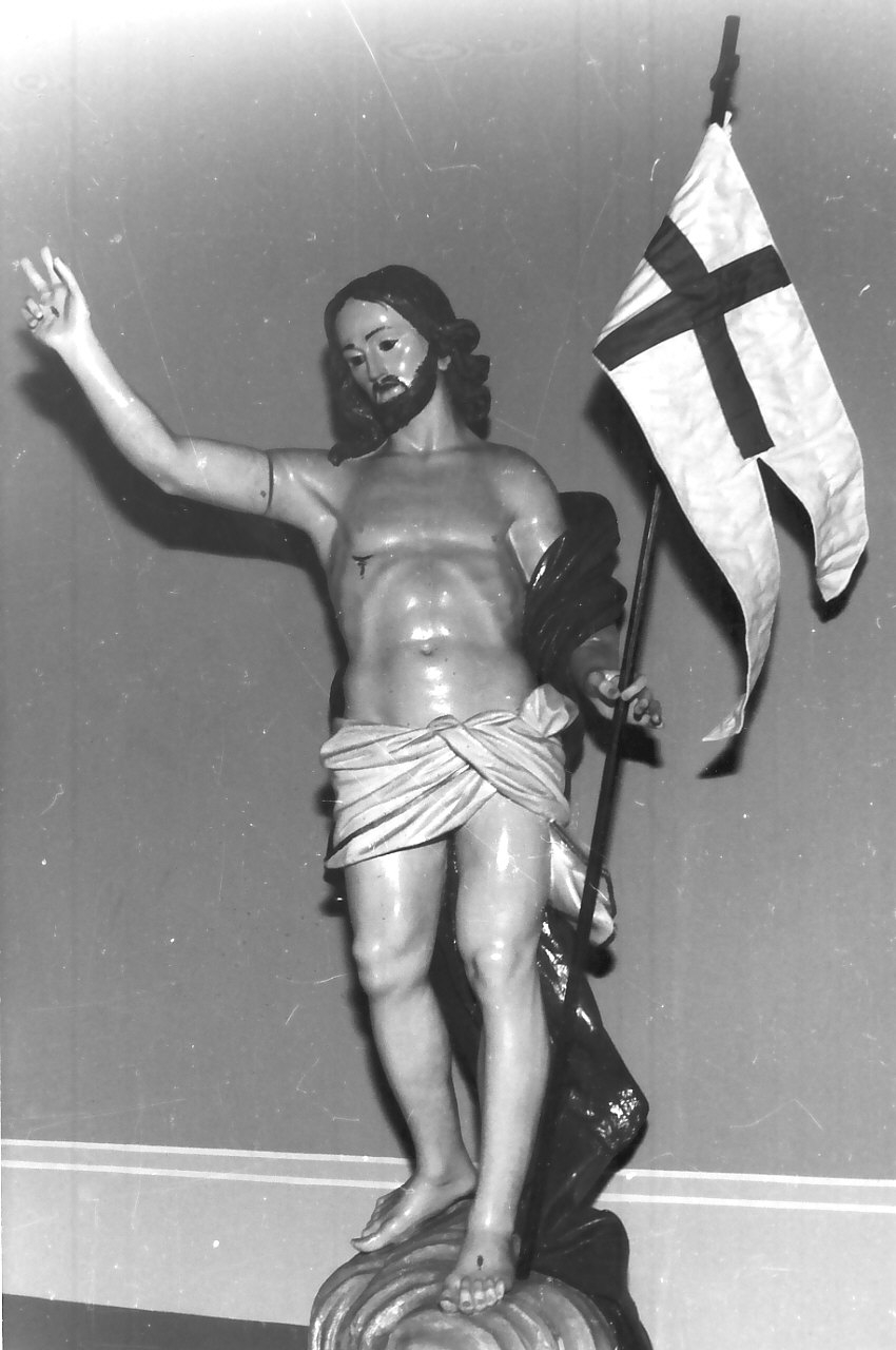 Il redentore, Cristo redentore benedicente (statua, opera isolata) - bottega lucchese (fine sec. XVIII)